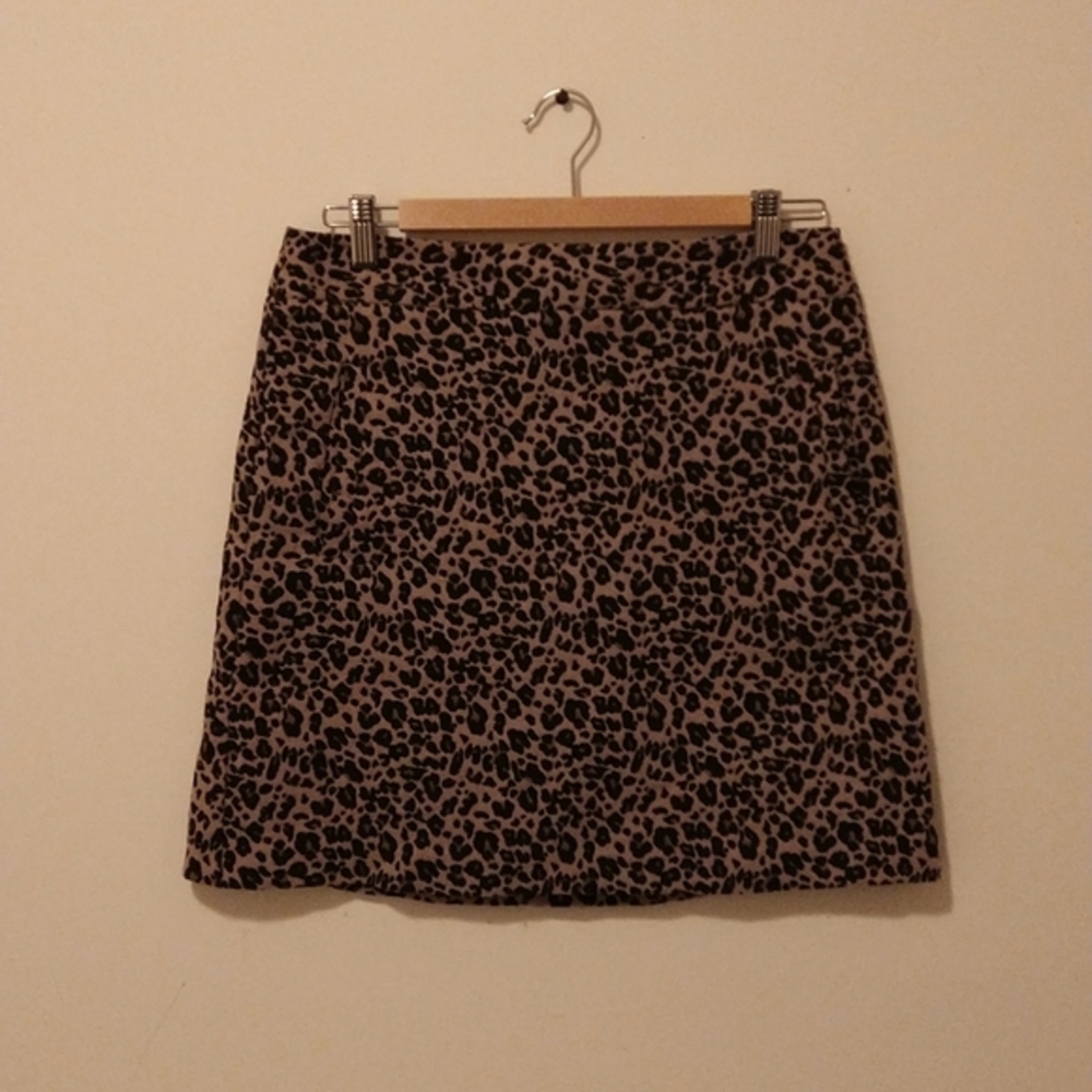 Leopard Loft Skirt w. Pockets